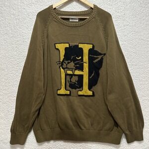 Honor The Gift Men's Size 3XL Knit Sweater Mascot Long Sleeve Pullover Crew Neck